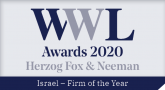 הרצוג פוקס נאמן זכו בפרס פירמת השנה בישראל לשנת 2020 על ידי הWWL